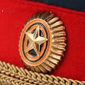 冷战直采俄罗斯原品 17亮色帽徽常服礼服勤务服大檐帽 俄军公发14