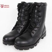 战术作训靴黑色特训鞋 冷战外贸俄罗斯 DPR特种兵作战靴军版 透气男