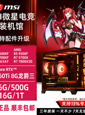 微星5060TI显卡13400/14600KF/9600X/9700/230F/265KF主机