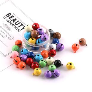 铁质糖果色烤漆宠物圆铃铛 饰饰品材料配件 diy手工自制钥匙扣装