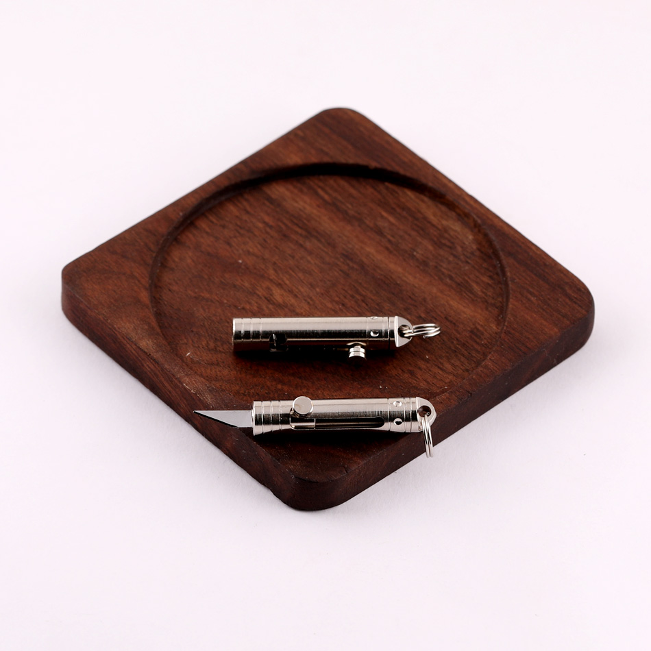 便携式推拉新款拆快递钥匙扣黄铜