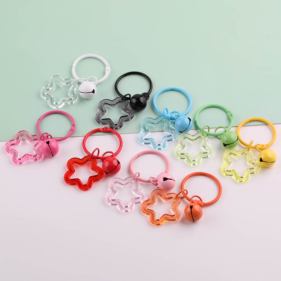 唐三匠五角星铃铛书环钥匙扣