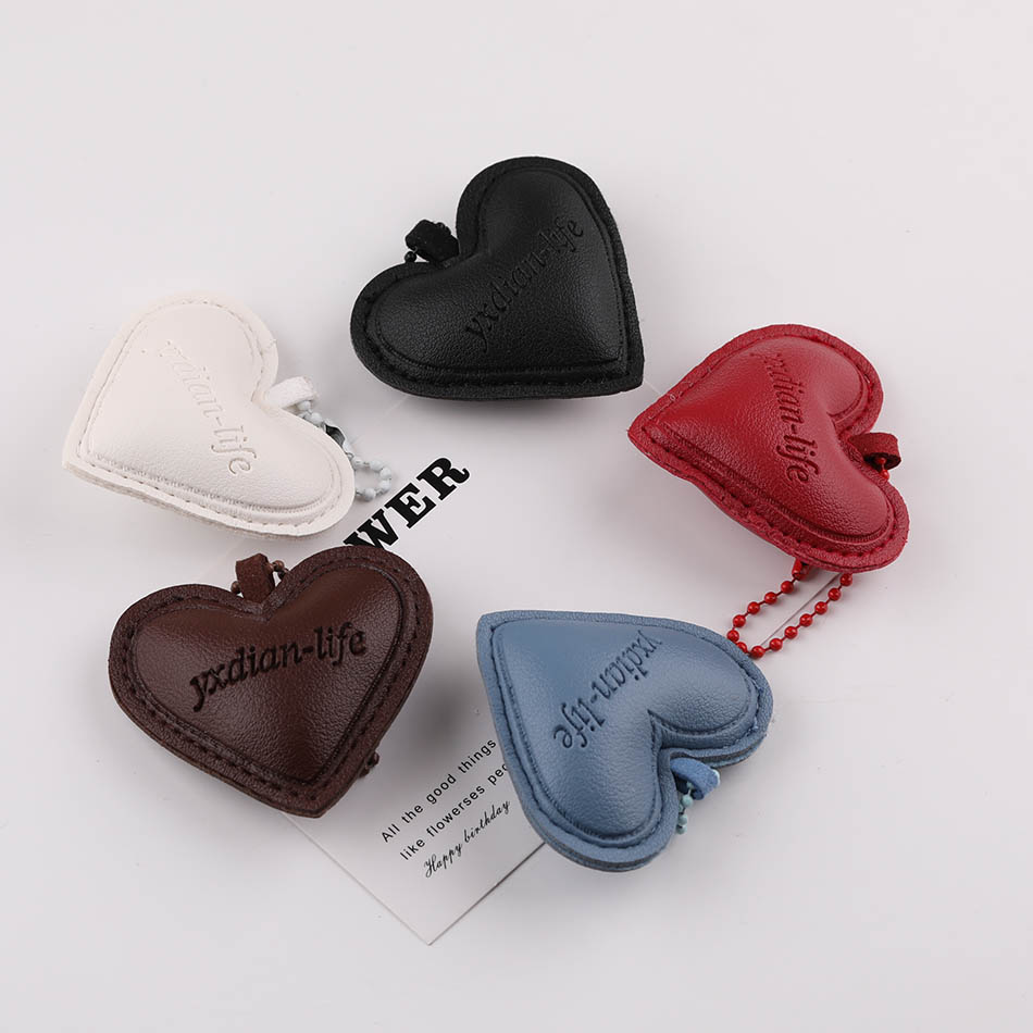 唐三匠皮革爱心桃心小挂件