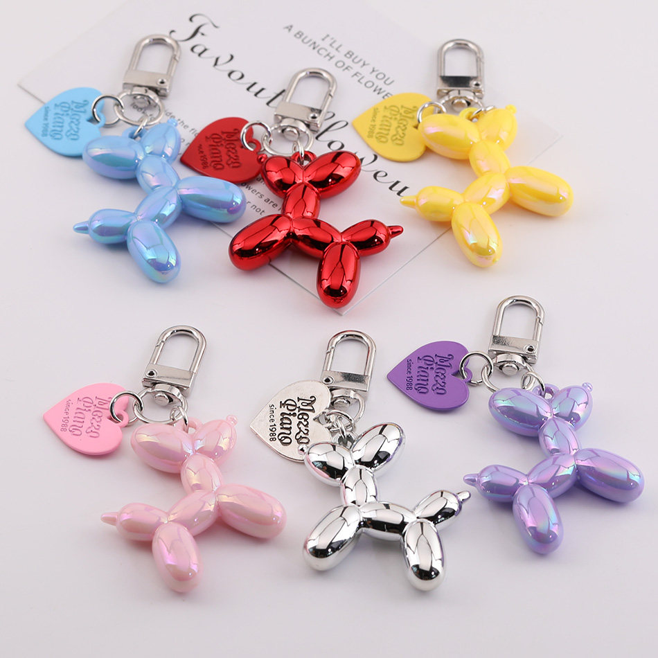 UV镀彩气球狗ins风钥匙扣 diy手工自制airpods保护套挂件饰品配件,饰品/流行首饰/时尚饰品新,其他DIY饰品配件,淘宝优惠券,粉丝福利购,淘宝优惠卷