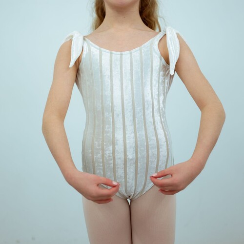 xiaoxiao纽约儿童芭蕾丝绒连体服