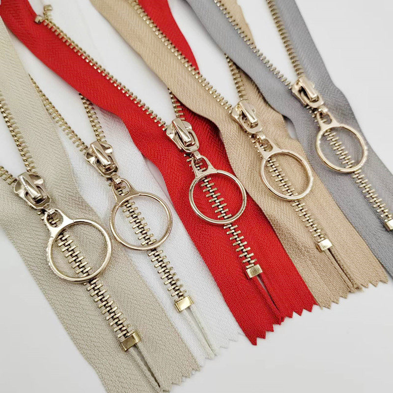 5号闭口金属拉链圈圈头裤子门襟包包衣服口袋DIY短款拉锁拉链配件,居家布艺,拉链,淘宝优惠券,粉丝福利购,淘宝优惠卷