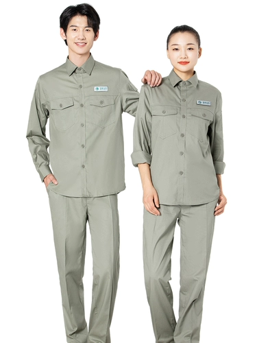 Летний хлопковый тонкий комплект для работы, рабочая одежда, короткий рукав, делается под заказ