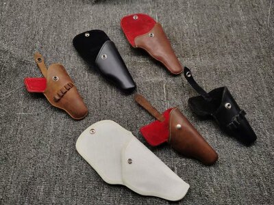 64/77式牛皮兵人作训练快拔腰部