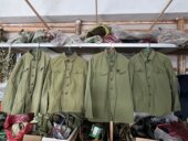 老货70年代士型2兜65式 军套装 服对越自卫还击旧货猫耳洞作训外套