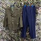 收藏纪念怀旧影视拍摄 87凡立丁常服老干部西装 保真原品老空款 夏季