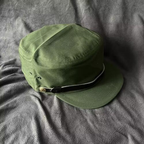 保真老货正品90年代原品帆布帽山地帽军绿色野战帽遮阳棒球帽