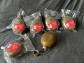 保真库存波兰野战水壶便携式 北约单兵野炊金属水壶旅行户外铝水壶