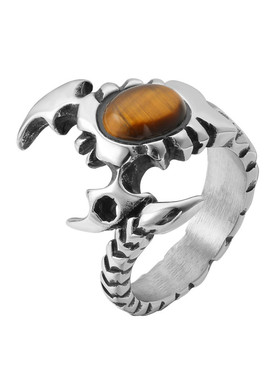 时尚钛钢男式戒指欧美时尚个性复古编织维京花纹钛钢男款戒指指环