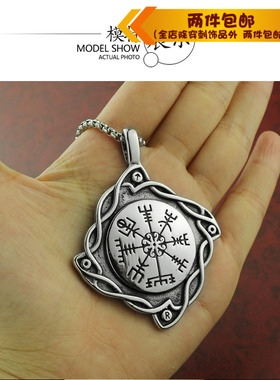 钛钢图腾欧美花边项链