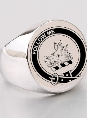 时尚钛钢戒指 欧美摇滚乐队激光镭射刻FOLLOW ME图案钛钢戒指指环