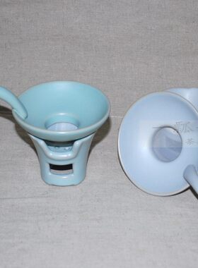 【一瓢斋】承艺汝窑 茶漏/滤网 锅灶式 茶道用品/开片/天青月白