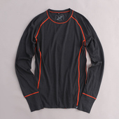 薄款 外贸原单货 出口北欧100%美利奴羊毛成人贴身秋衣秋裤