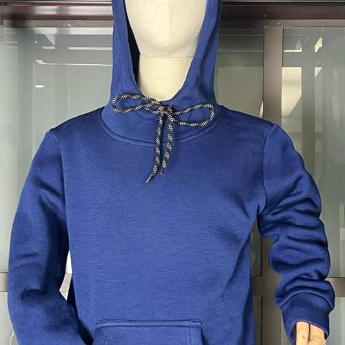 美利奴超细羊毛儿童秋冬加绒厚款运动卫衣连帽新款男女童厚款外套