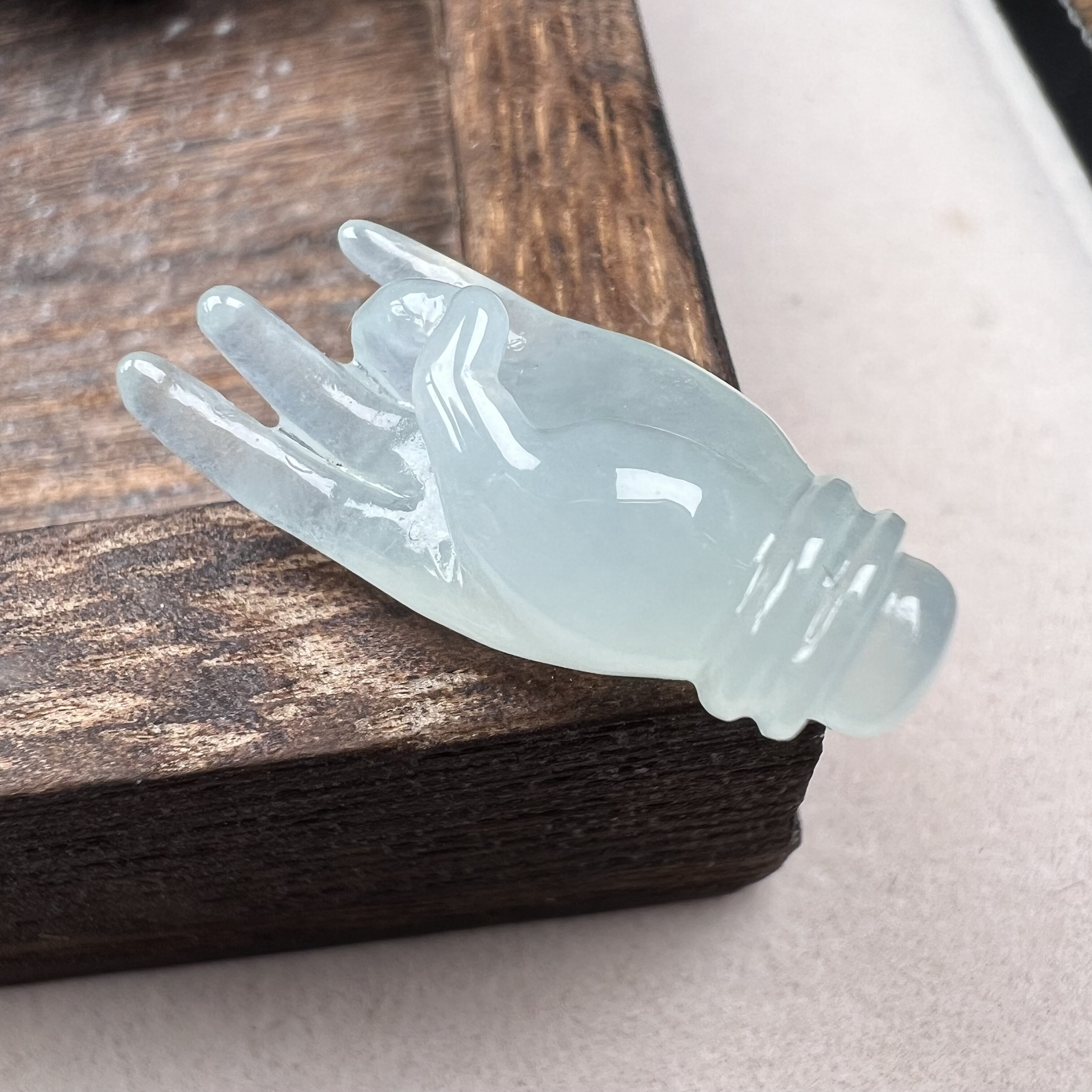 A货天然翡翠缅甸老坑正冰起光起杠佛手吊坠锁骨链坠镶嵌精品定制,珠宝/钻石/翡翠,颈饰,淘宝优惠券,粉丝福利购,淘宝优惠卷