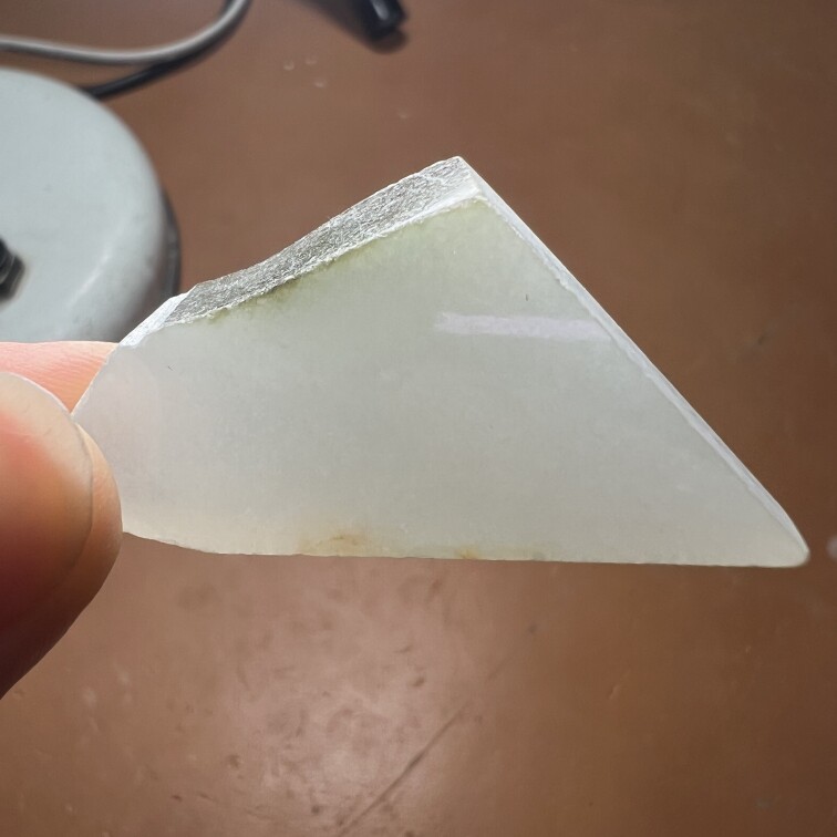 缅甸翡翠原石明料糯冰冰种吊坠如意玉叶福瓜福豆玉坠