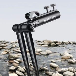 一体式万向炮台地插野钓鱼竿支架钓鱼鱼杆支架地插头大物架杆支架