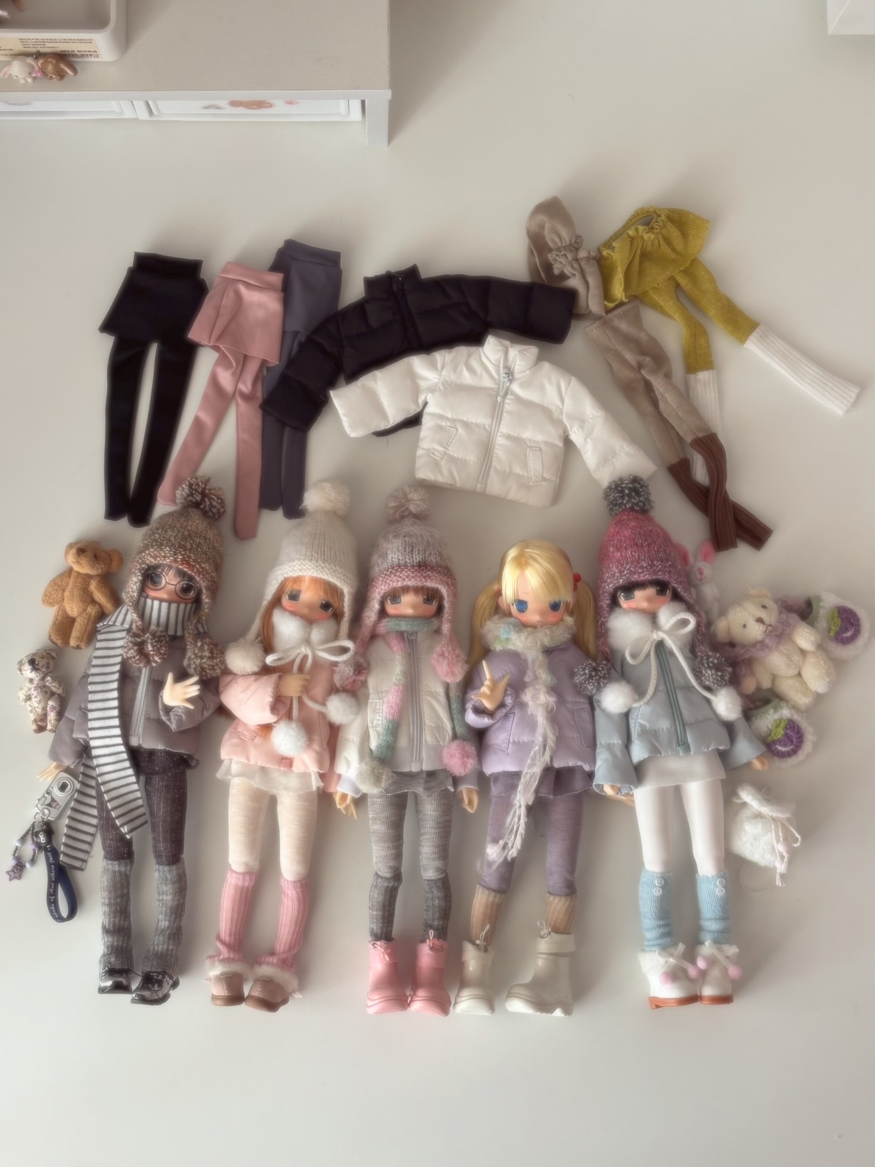 Azone超可动体光魇双生moko娃衣打底裤裙拼接款ob22/24小布Blythe