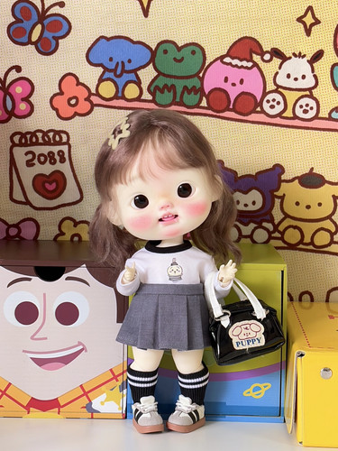 Ahan娃衣bjd6分日常上衣套装大肉肉壮点胖点小六体大鱼superqbaby