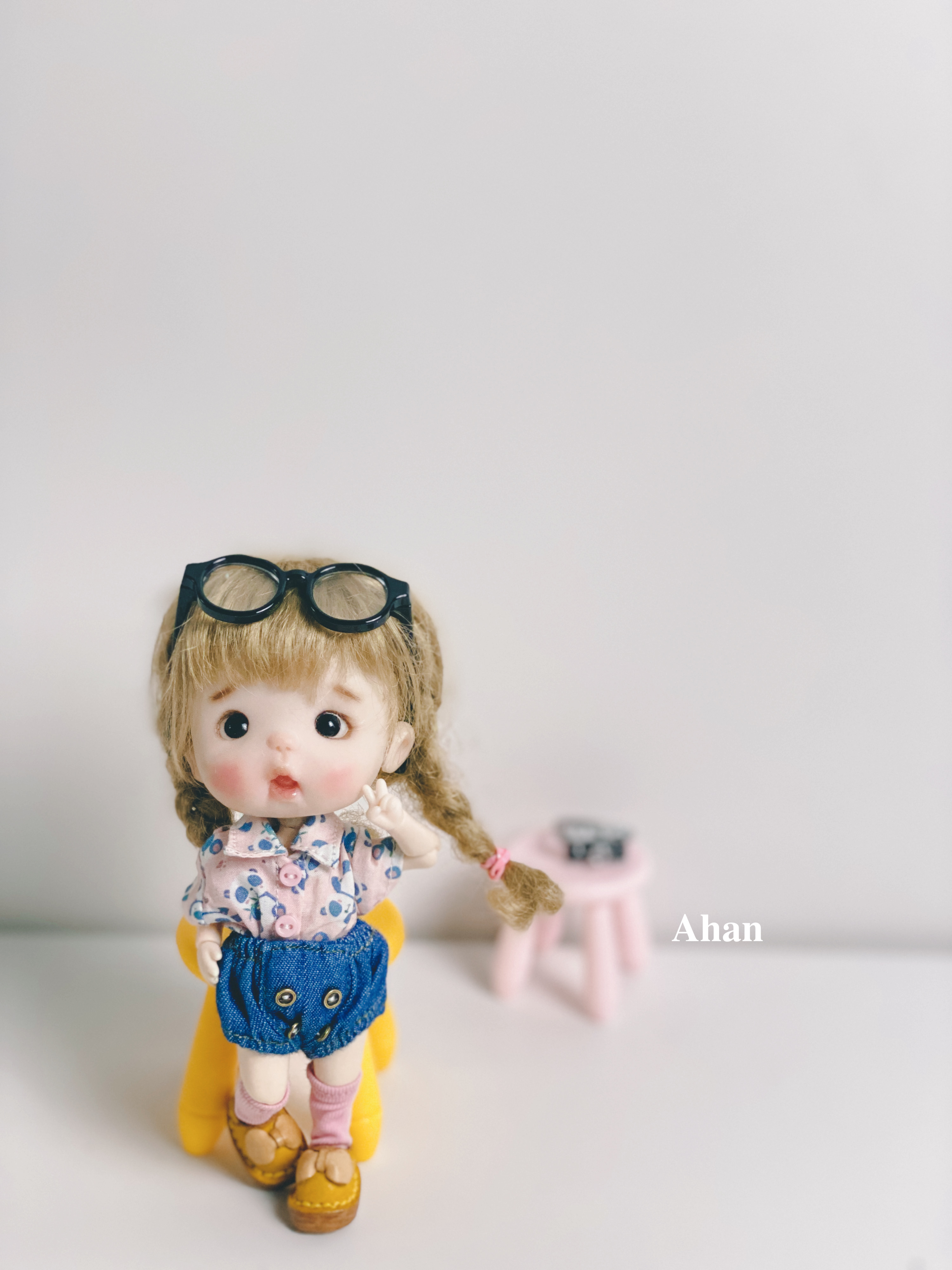 嘎子姐换装娃衣ob11衣服GSC球球兔胖点体巨妹superqbaby衬衫套装
