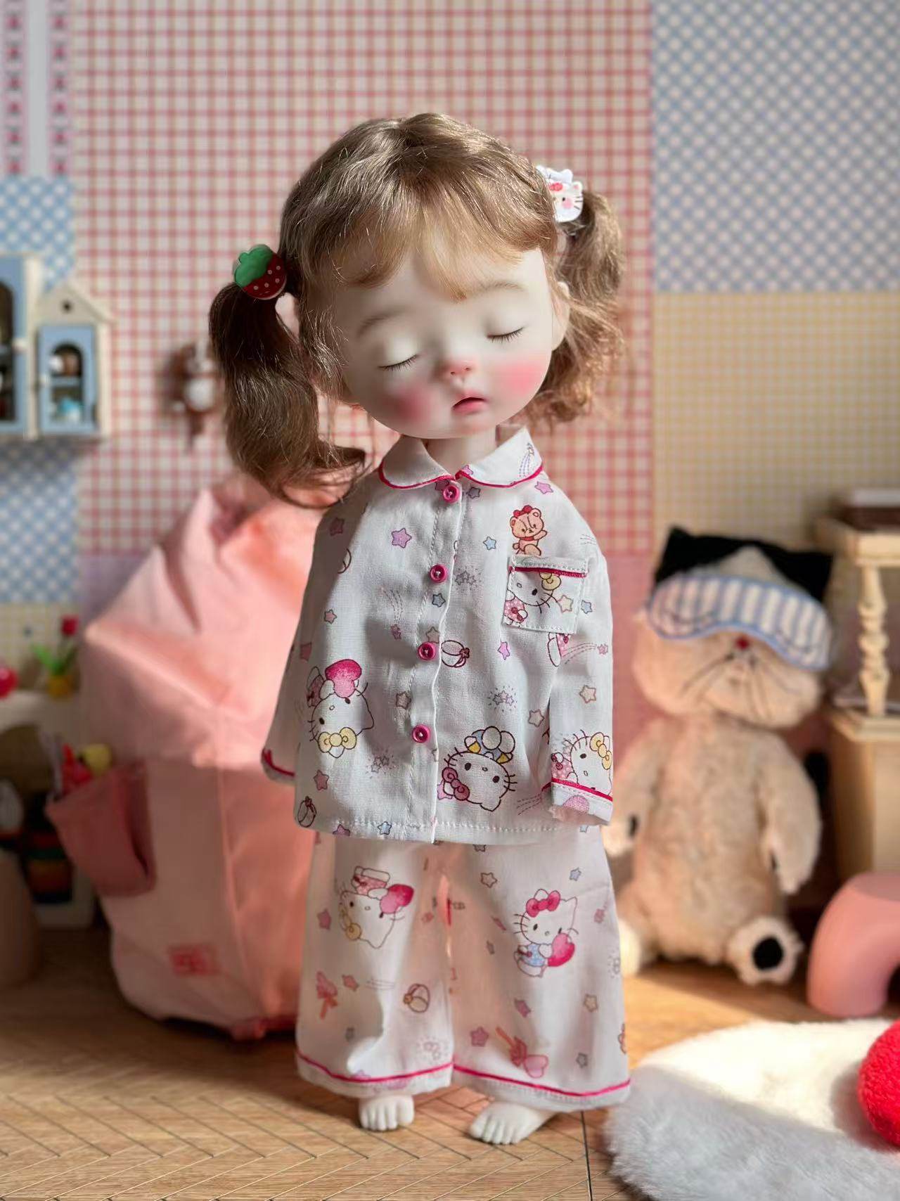 巨嗒巨婴好大儿原创家居服睡衣套装四分bjd娃衣胖点体六分卡通新,模玩/动漫/周边/娃圈三坑/桌游,BJD娃衣,淘宝优惠券,粉丝福利购,淘宝优惠卷