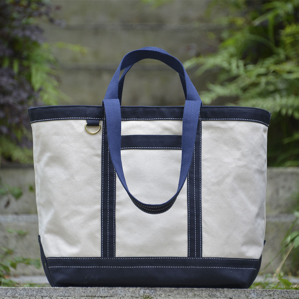 重磅厚帆布托特tote包 蓝白撞色铆钉双柄暗扣帆布 单肩手提包原创,箱包皮具/热销女包/男包,时尚帆布包,淘宝优惠券,粉丝福利购,淘宝优惠卷