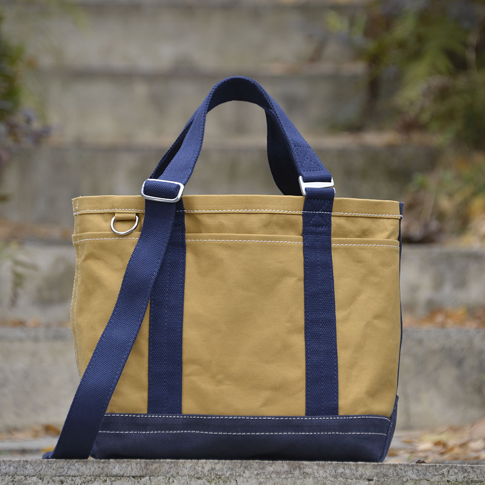 黄蓝硬挺帆布包tote双肩单肩斜挎手提 美国多耐福DURAFLEX扣 uivy