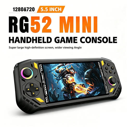 跨境RG52MINI游戏掌机联网刷抖音