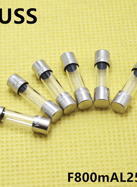 BK1/S500-800-R 美国Bussmann 玻璃 5*20保险丝管F800mAL250V快断
