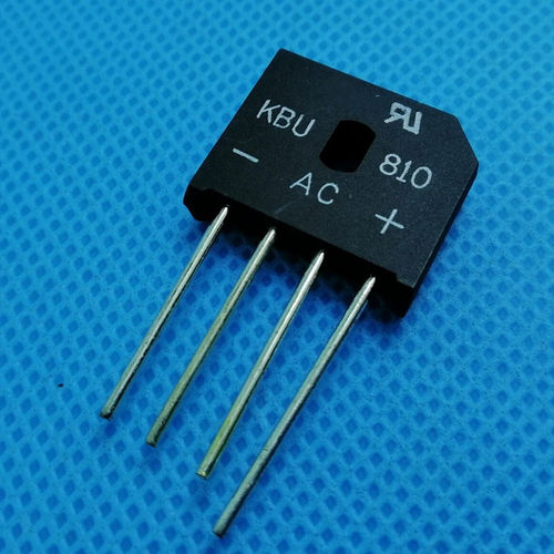 整流桥 扁桥堆 KBU810  直插 8A1000V 全新原装 圆脚  优质