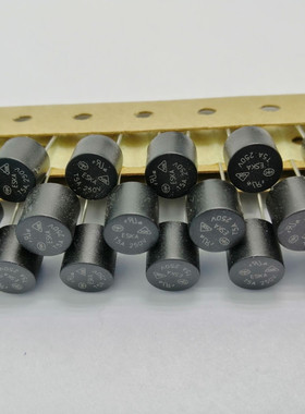 TR5圆形保险丝 T5A 250V 圆型保险丝 慢熔断保险丝 黑色8*8优质