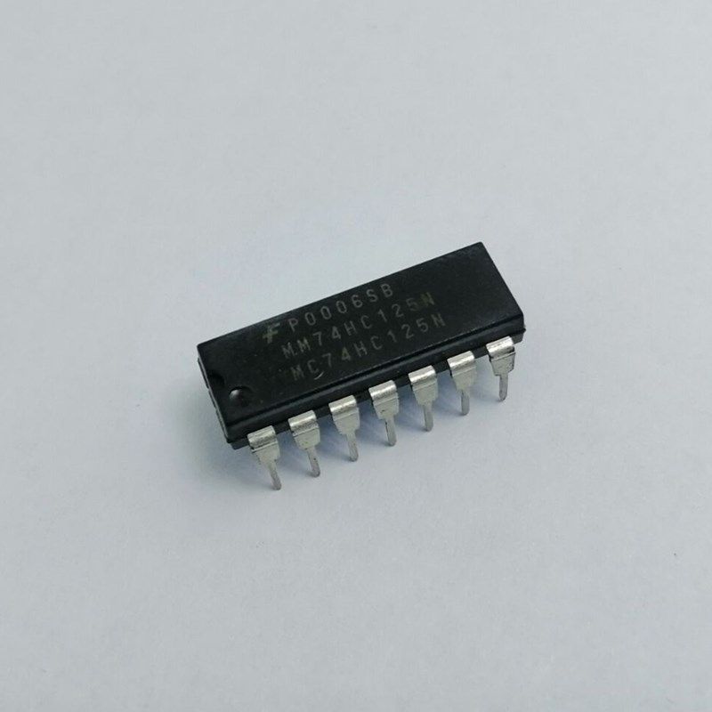MM74HC125N MC74HC125N 全新原装美国仙童  直插DIP-14 优质