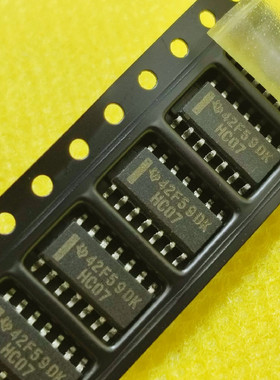 进口 SN74HC07DR 74HC07  全新原装TI   贴片 SOP14