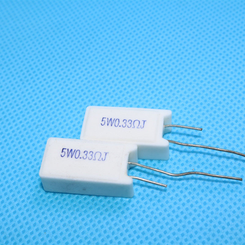 5W0.33RJ 5WR33J  0.33欧姆 水泥电阻 立式 功率电阻 优质
