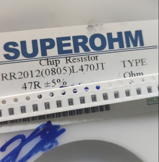 贴片电阻 RR2012(0805)L470JT 47R 47欧姆Ω 精度5%（出售100片）