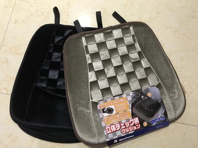 日本原单汽车坐垫 方垫 水洗绒毛面料 耐脏  超级好手感