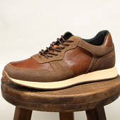 复古运动慢跑鞋 正品 男士 真皮阿甘鞋 子 Vintage轻奢头层牛皮休闲鞋