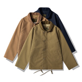美式vintage复古海军N1甲板服夹克男秋季DECK JACKET薄款立领外套