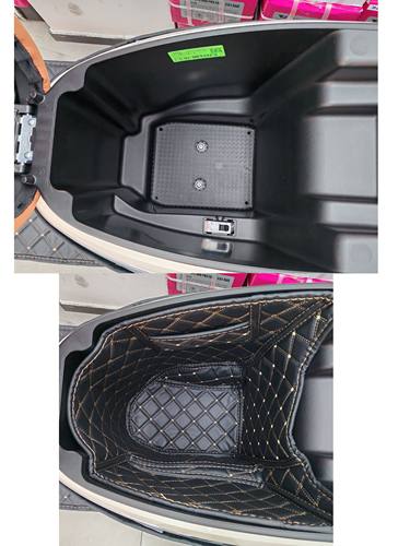 爱玛Q7引擎MAⅩ智行版踏板电动车座桶内衬胆保护专用垫配件改装