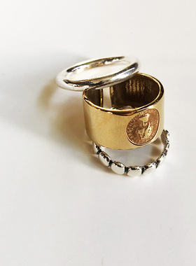 复古百搭戒指银日韩女