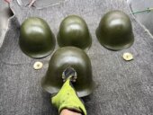 保真旧货80年代衙役版 中期大耳80盔头盔防弹钢盔80盔摩托车安全帽