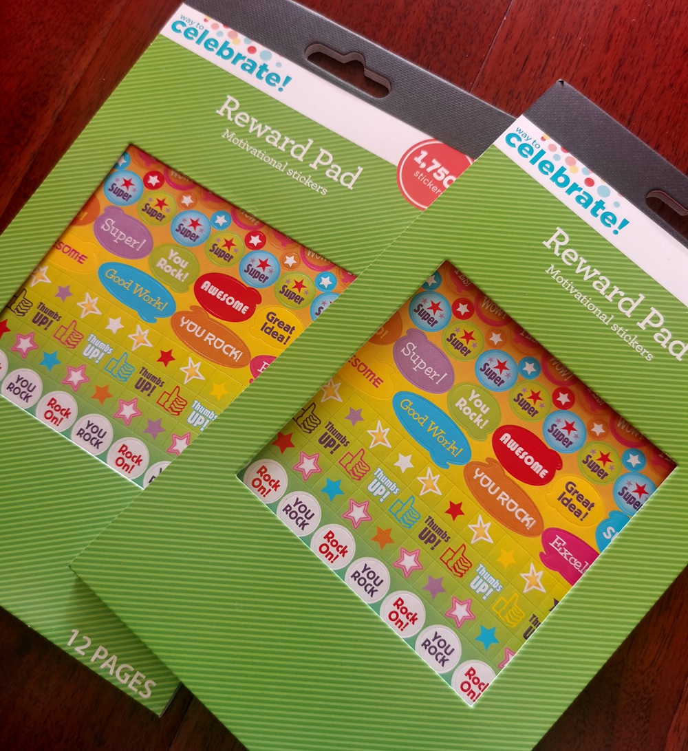 美言儿童英文奖励贴字母贴