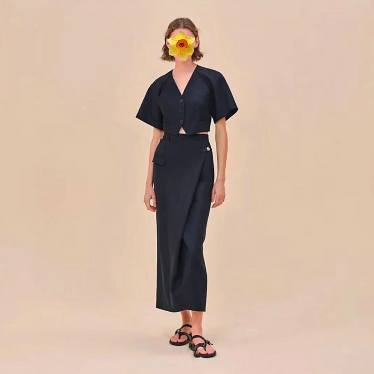 2024夏季露腰时尚套装