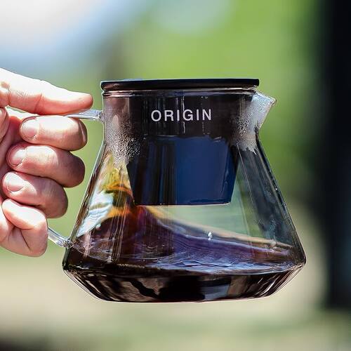 【特惠】Origin 21孔陶瓷滤杯玻璃手冲滴滤咖啡分享壶咖啡滤杯