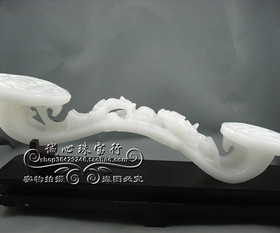 如意招财貔貅商务礼品阿富汗白玉