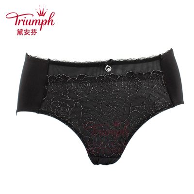 黛安芬蕾丝包臀中腰平角小裤